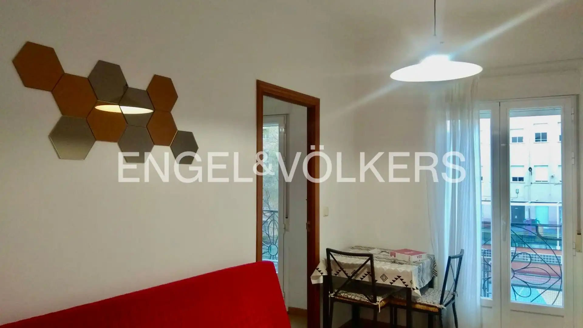 Sala de estar de Piso de alquiler en  Madrid Capital con Calefacción, Parquet y Amueblado