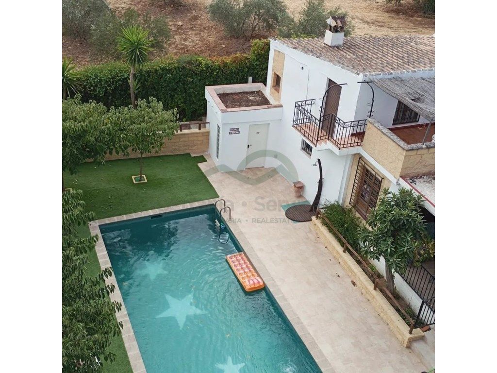 Piscina de Finca rústica de lloguer en Ronda