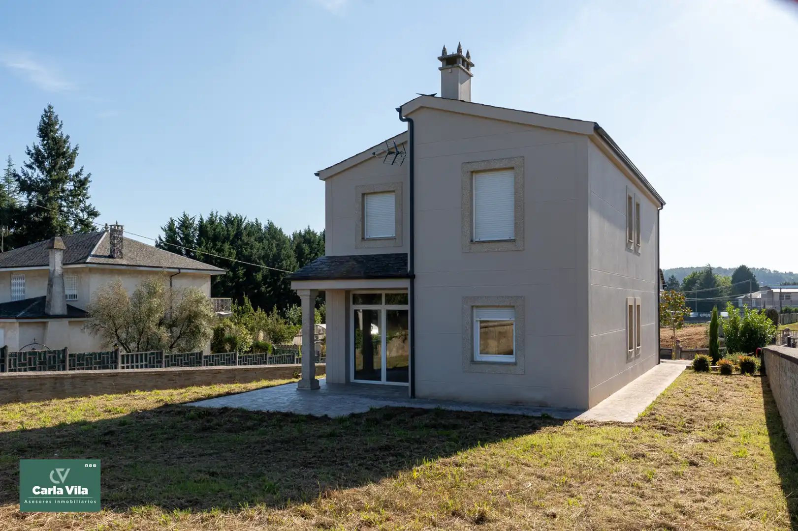 Exterior view of Houses for sale in Lugo  with Heating, Private garden and Parquet flooring
