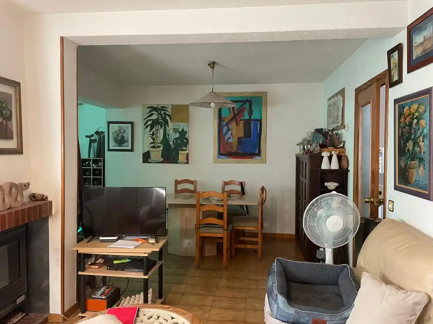 Sala d'estar de Casa o xalet en venda en Collado Villalba amb Piscina