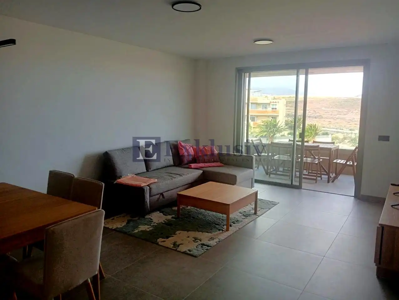 Wohnzimmer von Wohnung zur Miete in Granadilla de Abona mit Klimaanlage, Terrasse und Möbliert