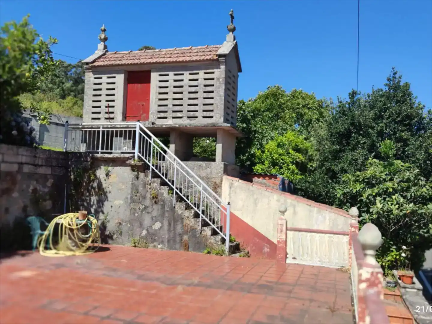 Vista exterior de Casa o chalet en venta en Ponteceso con Balcón