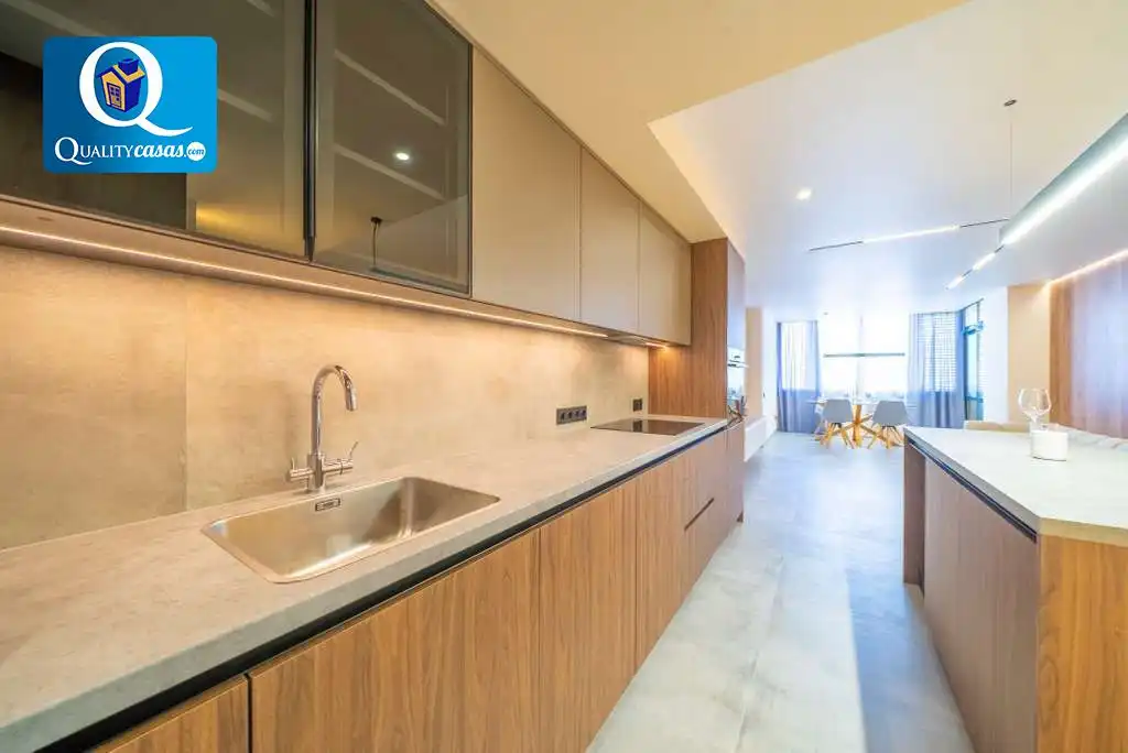 Cuina de Dúplex en venda en Villajoyosa / La Vila Joiosa amb Aire condicionat, Calefacció i Terrassa