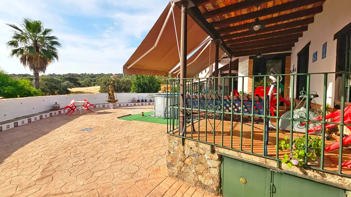 Terraza de Casa o chalet en venta en El Castillo de las Guardas con Aire acondicionado, Jardín privado y Terraza