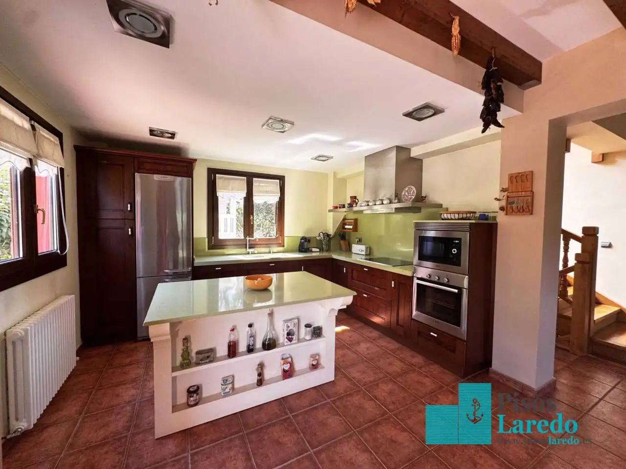 Cocina de Casa o chalet en venta en Guriezo con Calefacción, Jardín privado y Terraza