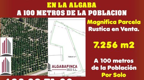 MAGNIFICA PARCELA RUSTICA DE 7256 M2