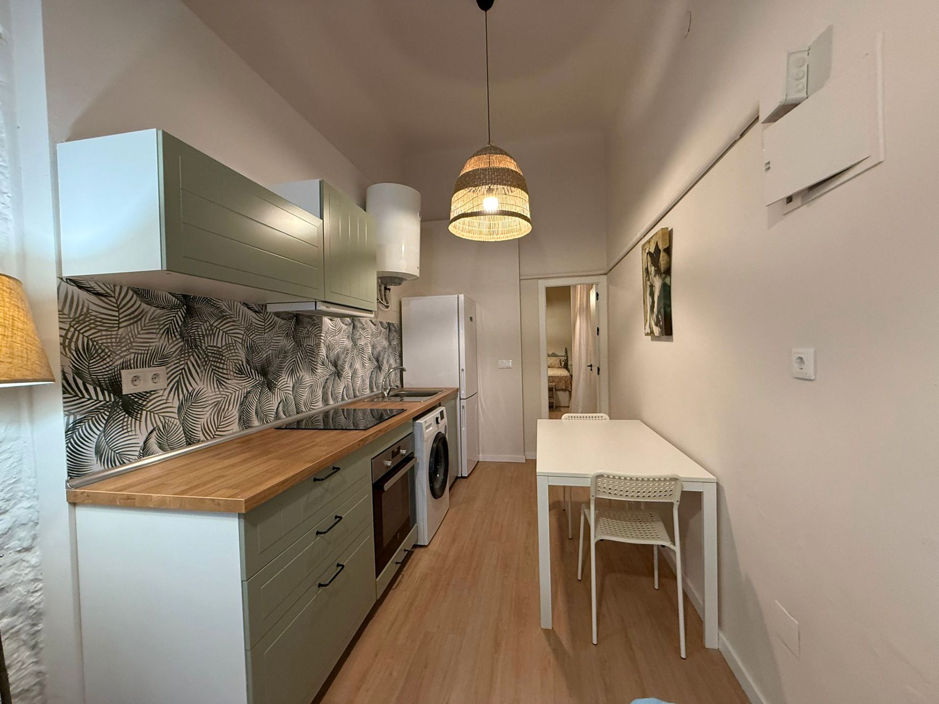 Cocina de Planta baja en venta en Elche / Elx con Parquet, Amueblado y Horno