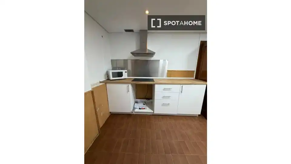 Kitchen of Flat for rent in Madrid  with Air Conditioner, Heating and Furnished