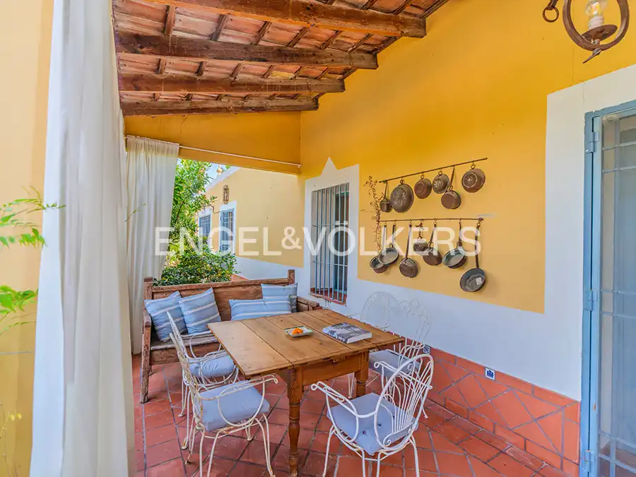 Terrassa de Casa o xalet en venda en Elche / Elx amb Calefacció, Jardí privat i Terrassa