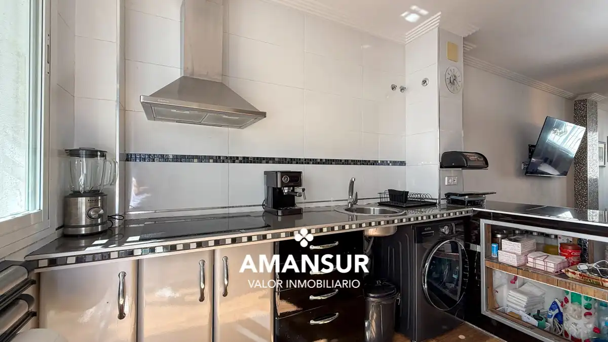 Cocina de Casa adosada en venta en Cartaya con Terraza y Alarma