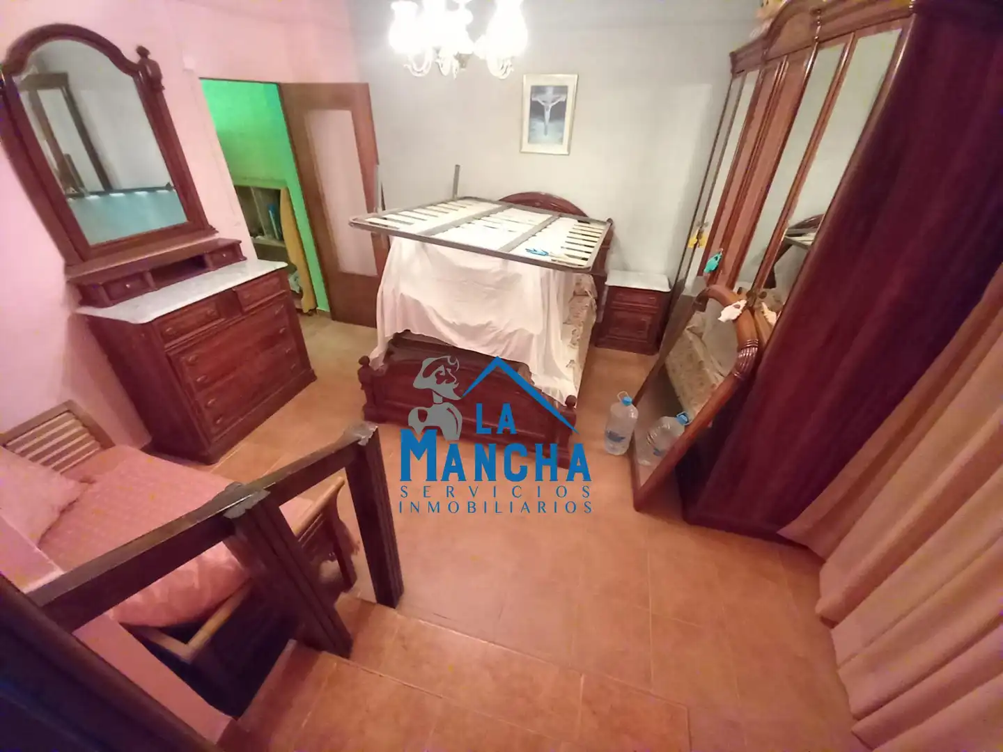 Bedroom of Houses for sale in Chinchilla de Monte-Aragón  with Furnished
