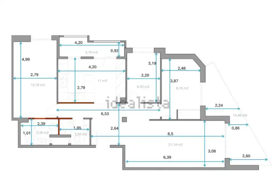 Piso en venta en Sant Cugat del Vallès con Aire acondicionado, Calefacción y Parquet