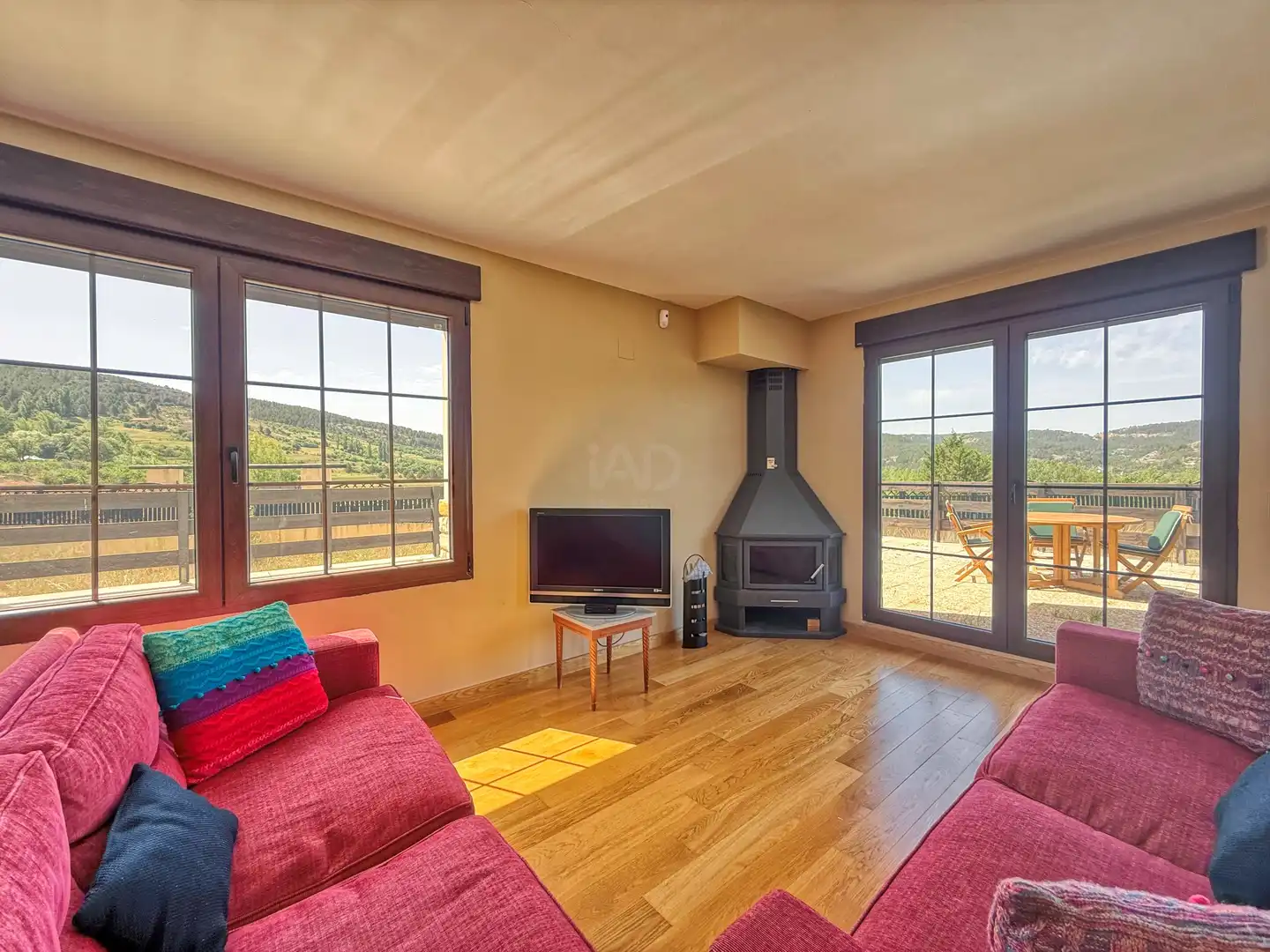 Living room of Detached homes for sale in Alcalá de la Selva  with Heating and Terrace