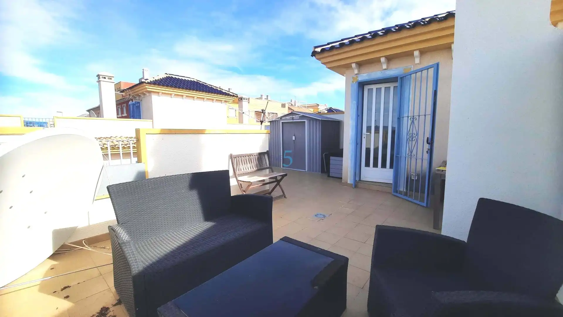Terraza de Casa adosada en venta en Murcia con Aire acondicionado, Piscina y Amueblado