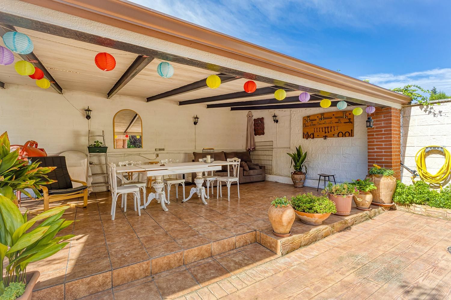 Terraza de Casa o chalet en venta en La Torre de Claramunt con Aire acondicionado, Calefacción y Jardín privado