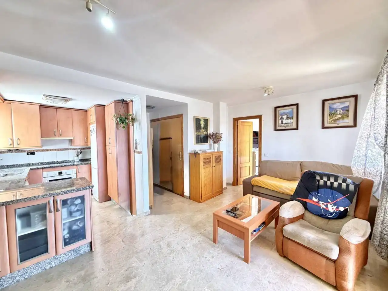 Sala d'estar de Àtic en venda en Rincón de la Victoria amb Aire condicionat i Terrassa