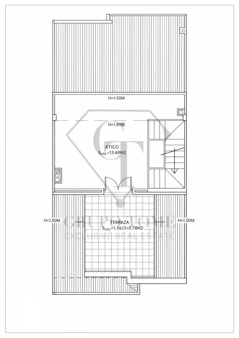 Maison mitoyenne avec terrasse à vendre à Calle ABAROMENDI, imagen 46