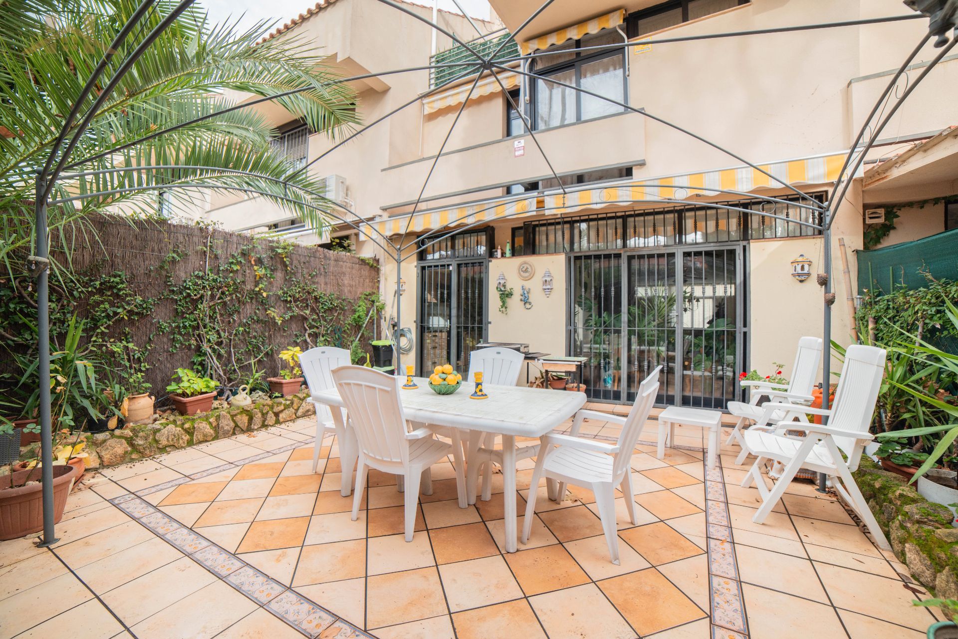 Garden of Single-family semi-detached for sale in Villaviciosa de Odón  with Air Conditioner, Heating and Private garden