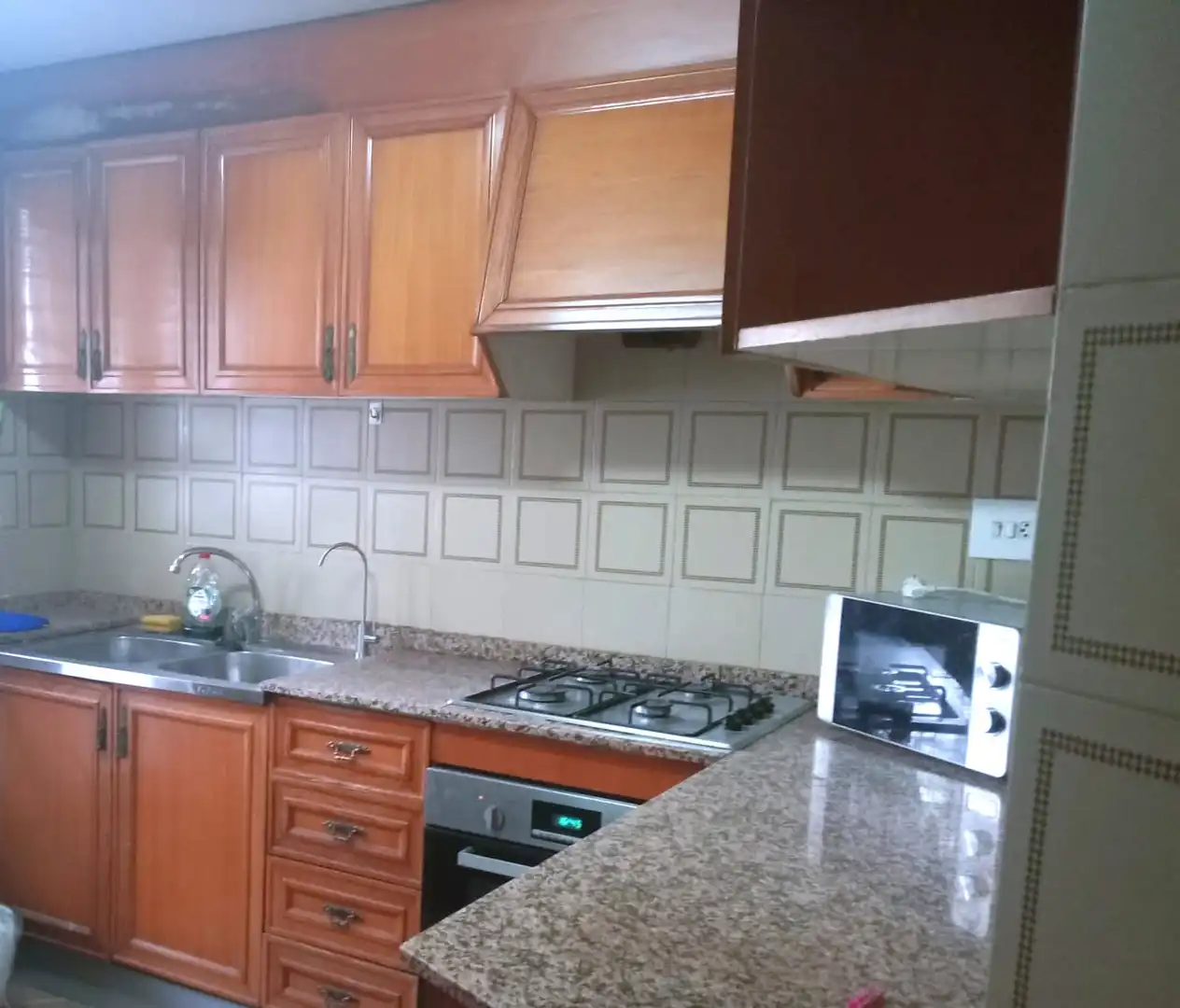 Cocina de Piso de alquiler en Valencia con Amueblado y Balcón
