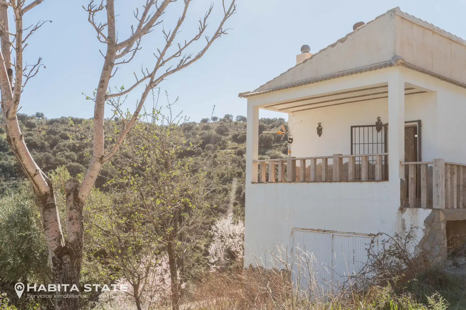 Vista exterior de Casa o xalet en venda en Macael amb Jardí privat, Terrassa i Moblat