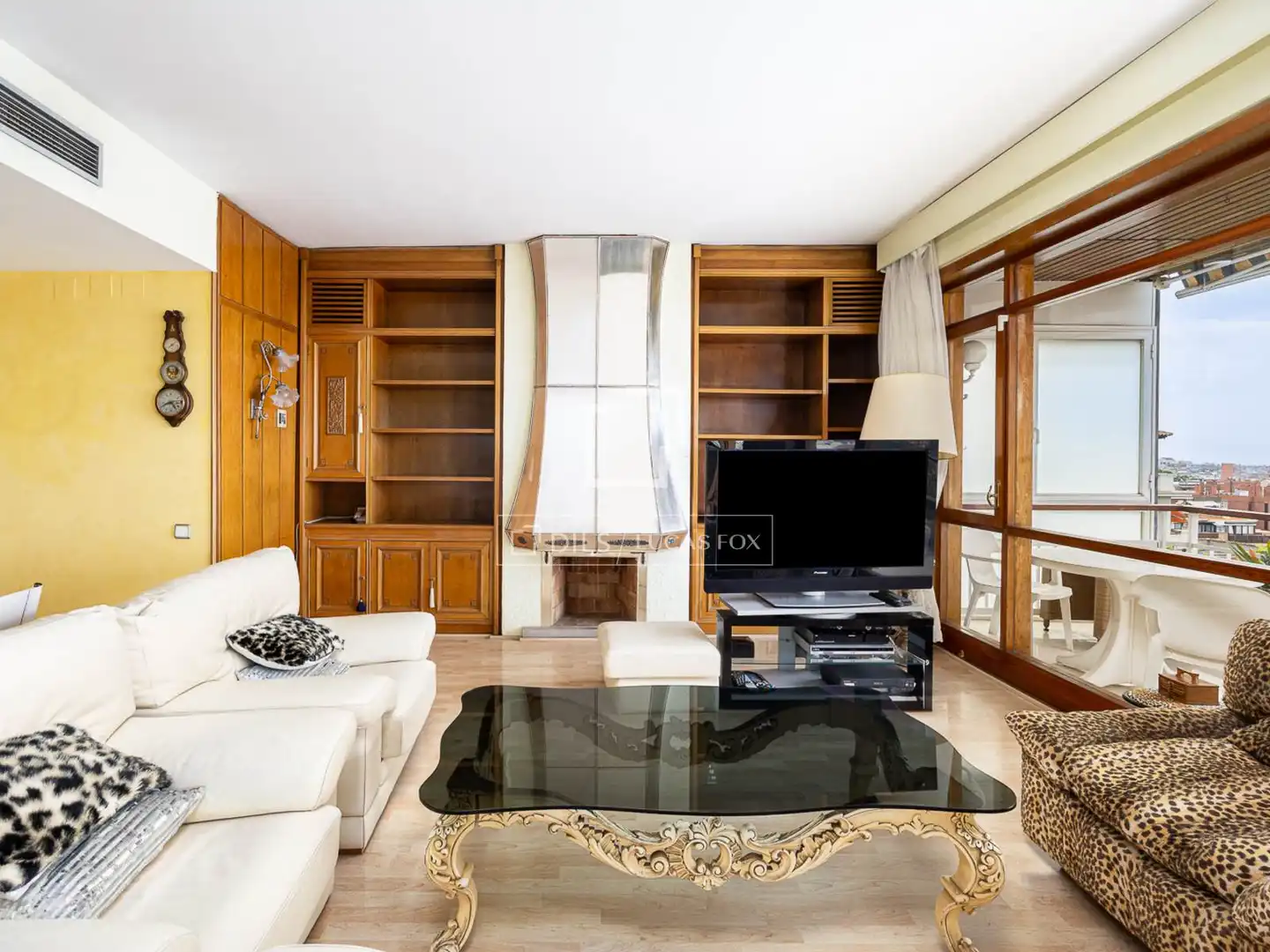 Living room of Flat for rent in Barcelona  with Air Conditioner, Heating and Furnished