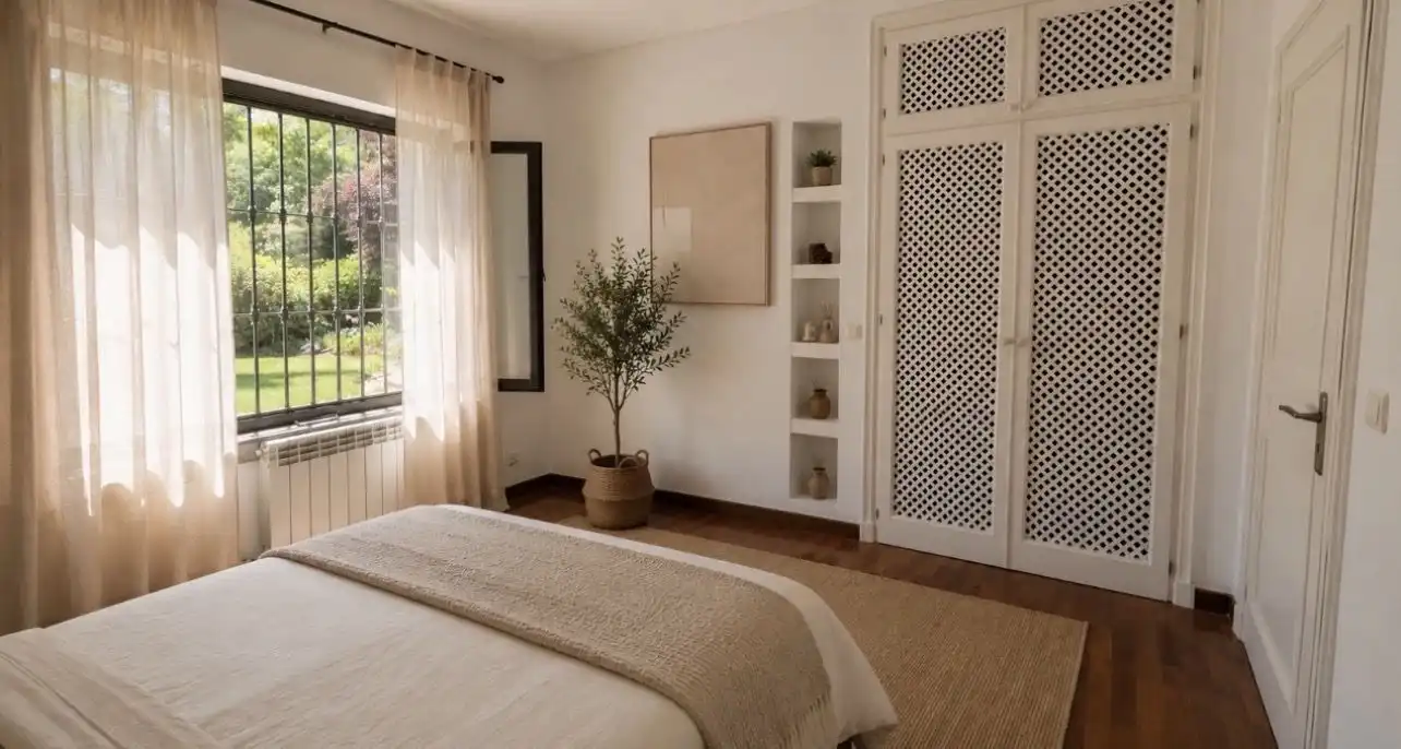 Bedroom of Houses for rent in Estepona  with Air Conditioner, Heating and Private garden