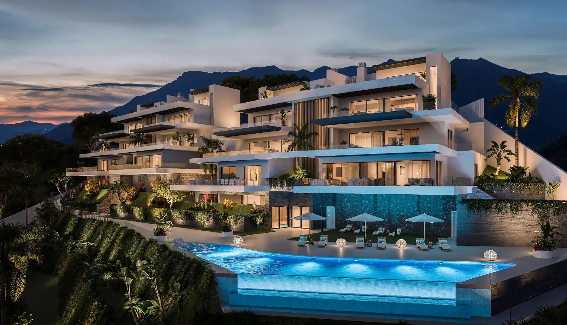 Exterior view of Flat for sale in Torrox  with Air Conditioner, Storage room and Community pool