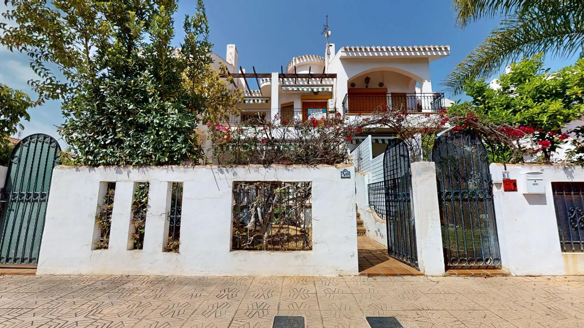 Exterior view of Detached homes for sale in Pilar de la Horadada  with Terrace, Furnished and Balcony