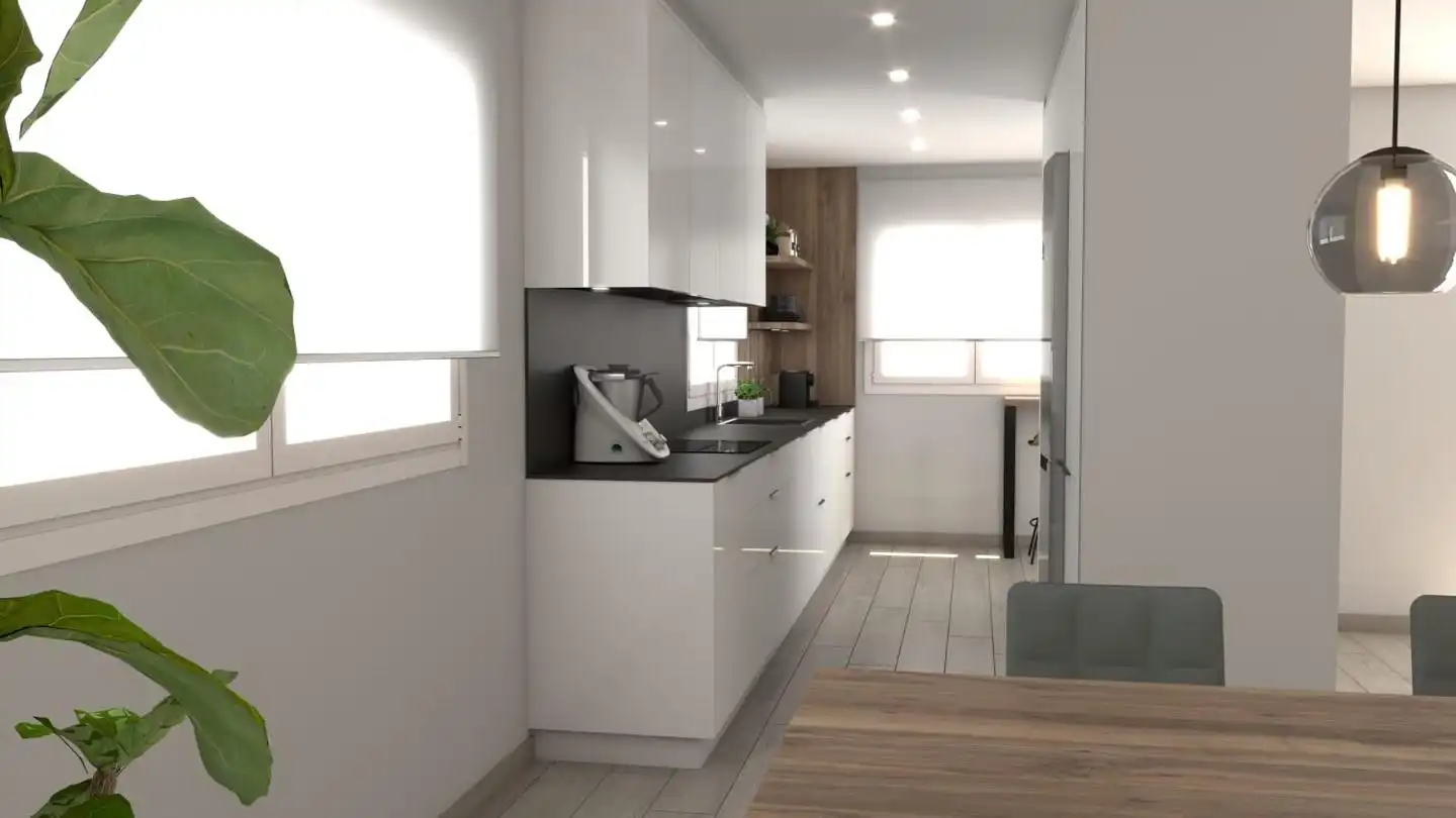 Kitchen of Houses for sale in Ourense Capital   with Private garden, Terrace and Swimming Pool
