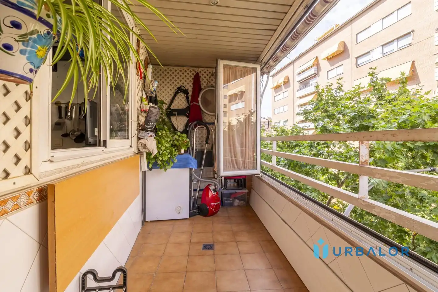 Terrasse von Wohnung zum Verkauf in Alcorcón mit Klimaanlage, Heizung und Parkett