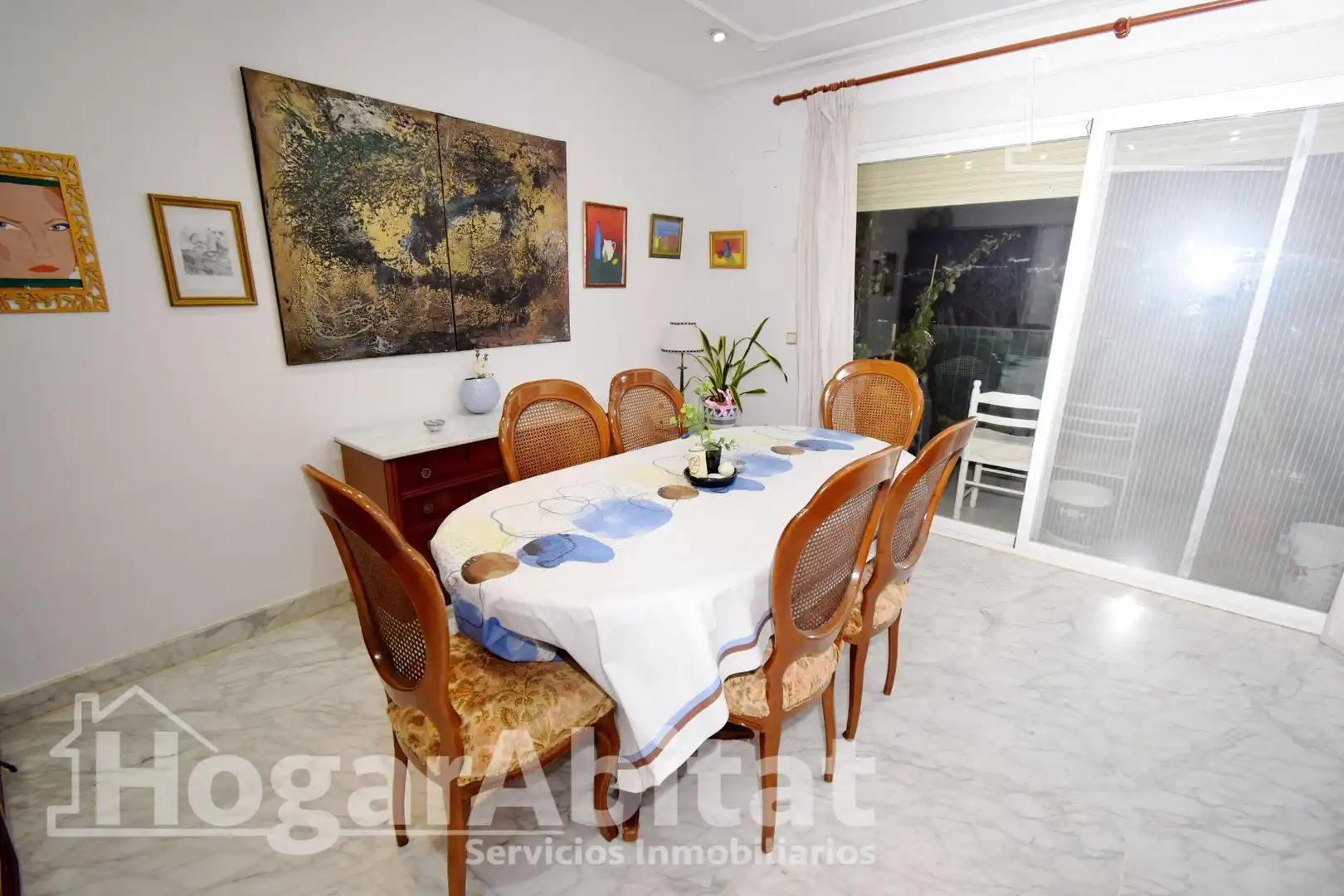 Dining room of Flat for sale in Torrent  with Air Conditioner, Heating and Balcony