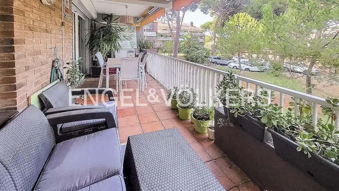 Terrace of Flat for rent in Gavà  with Air Conditioner, Heating and Swimming Pool