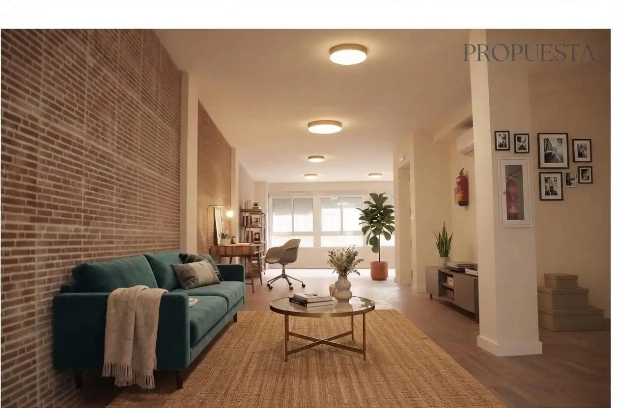 Wohnzimmer von Wohnung zum Verkauf in Alicante / Alacant mit Klimaanlage und Alarm