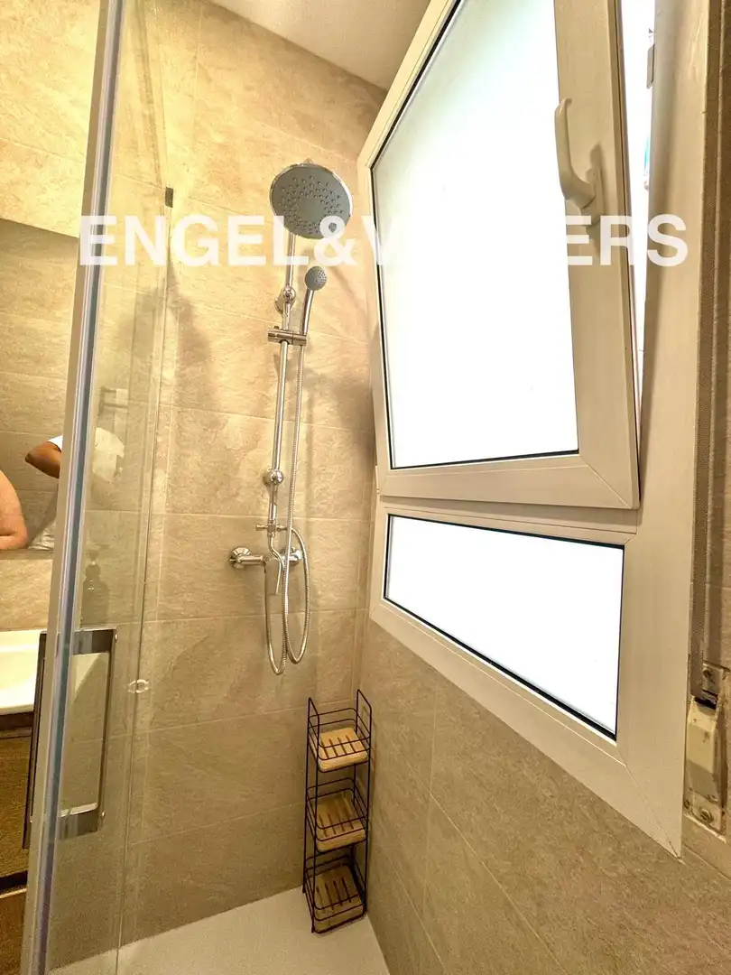 Badezimmer von Wohnung zur Miete in Madrid mit Klimaanlage, Heizung und Parkett