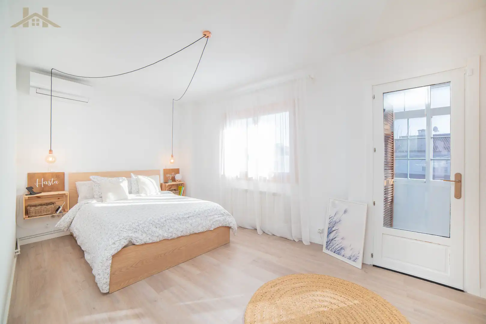 Dormitori de Casa adosada en venda en Brunete amb Aire condicionat, Jardí privat i Terrassa