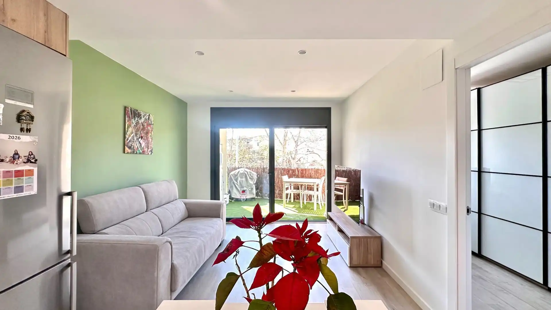 Sala de estar de Piso en venta en Martorelles con Aire acondicionado, Calefacción y Parquet