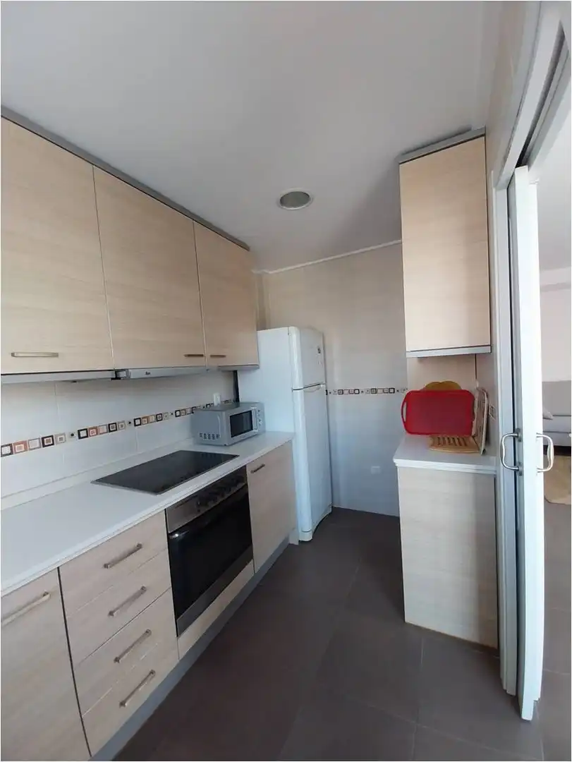 Cocina de Apartamento en venta en Dénia con Aire acondicionado, Calefacción y Jardín privado