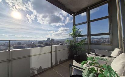 Terrace of Flat to rent in  Barcelona Capital  with Air Conditioner, Heating and Terrace