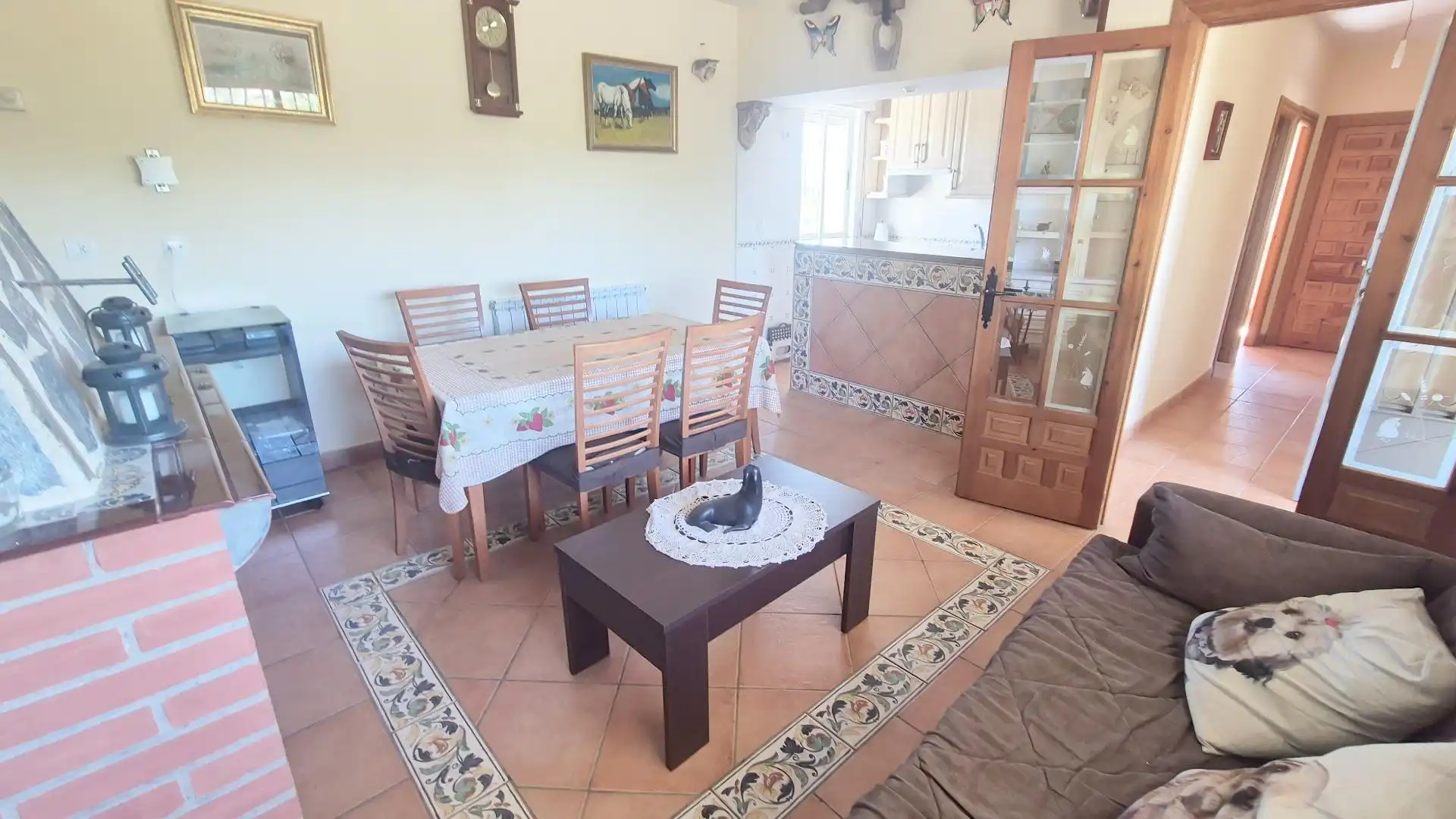 Dining room of Houses for sale in Calvarrasa de Abajo  with Heating, Storage room and Furnished