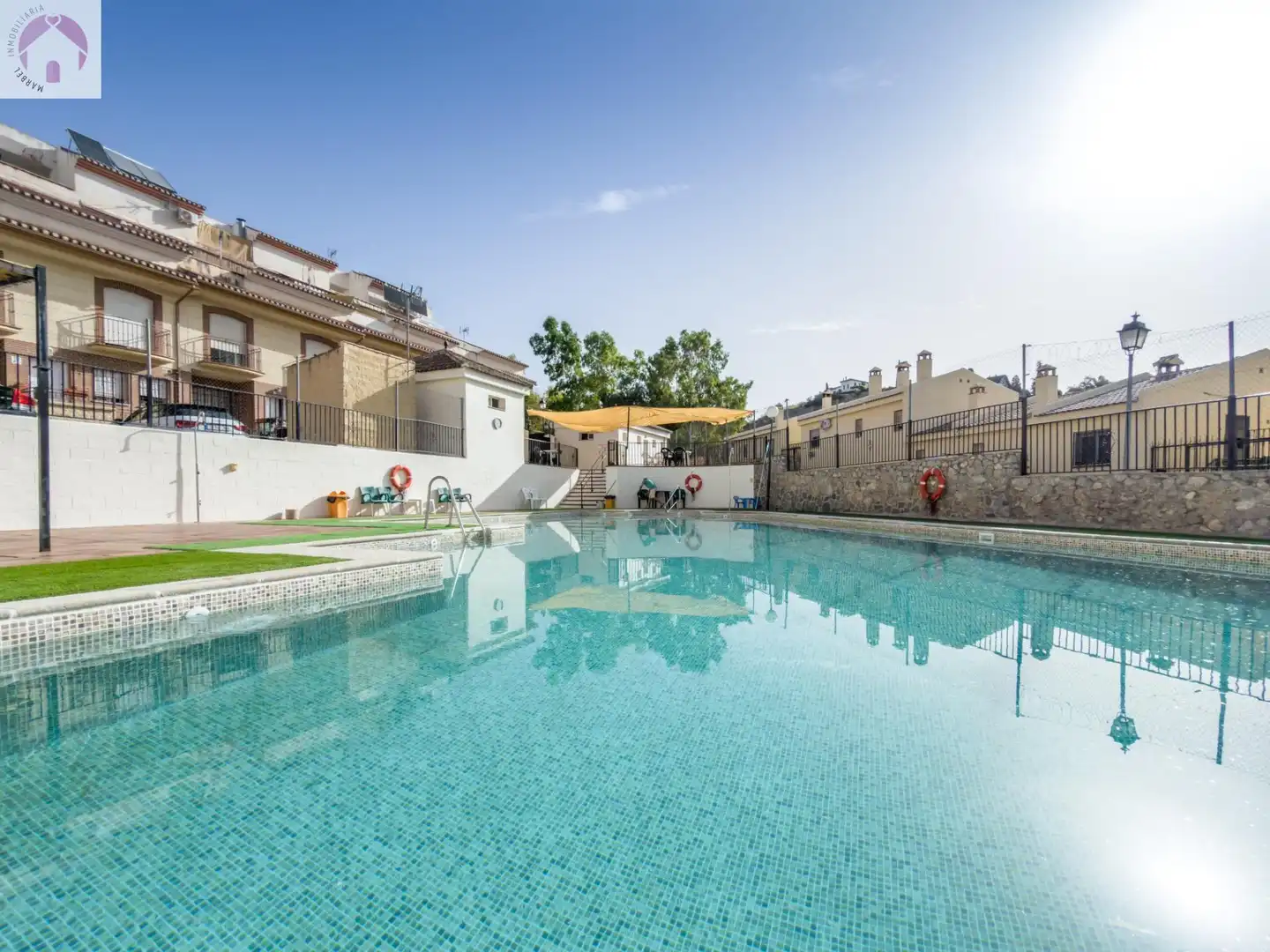 Swimming pool of Detached homes for sale in Cenes de la Vega  with Air Conditioner, Heating and Terrace