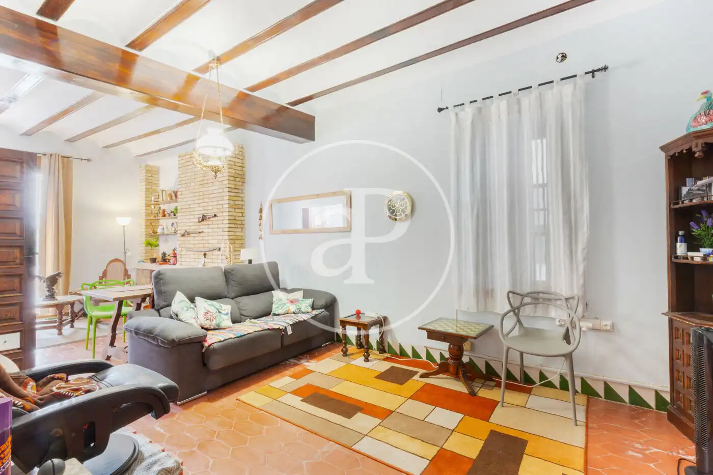 Sala d'estar de Finca rústica en venda en Utiel amb Calefacció, Terrassa i Traster