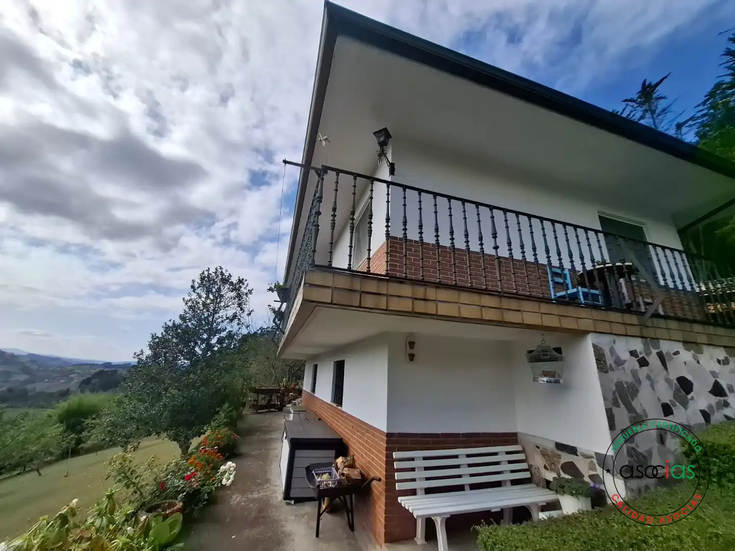 Vista exterior de Casa o chalet en venta en Gijón  con Jardín privado, Terraza y Trastero