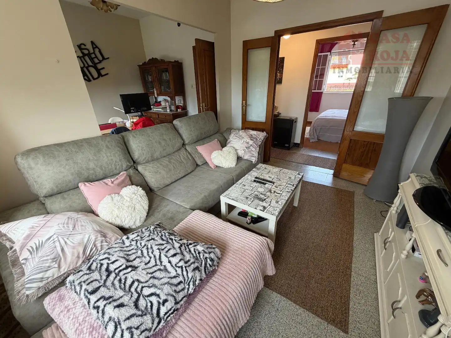 Sala de estar de Casa o chalet en venta en Bueu con Calefacción, Trastero y Amueblado