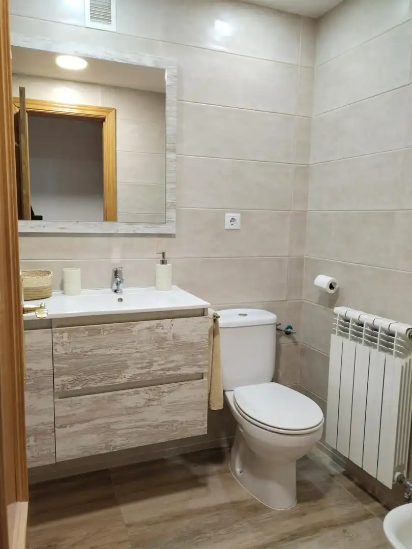 Bathroom of Flat for rent in Arganda del Rey  with Air Conditioner, Heating and Private garden