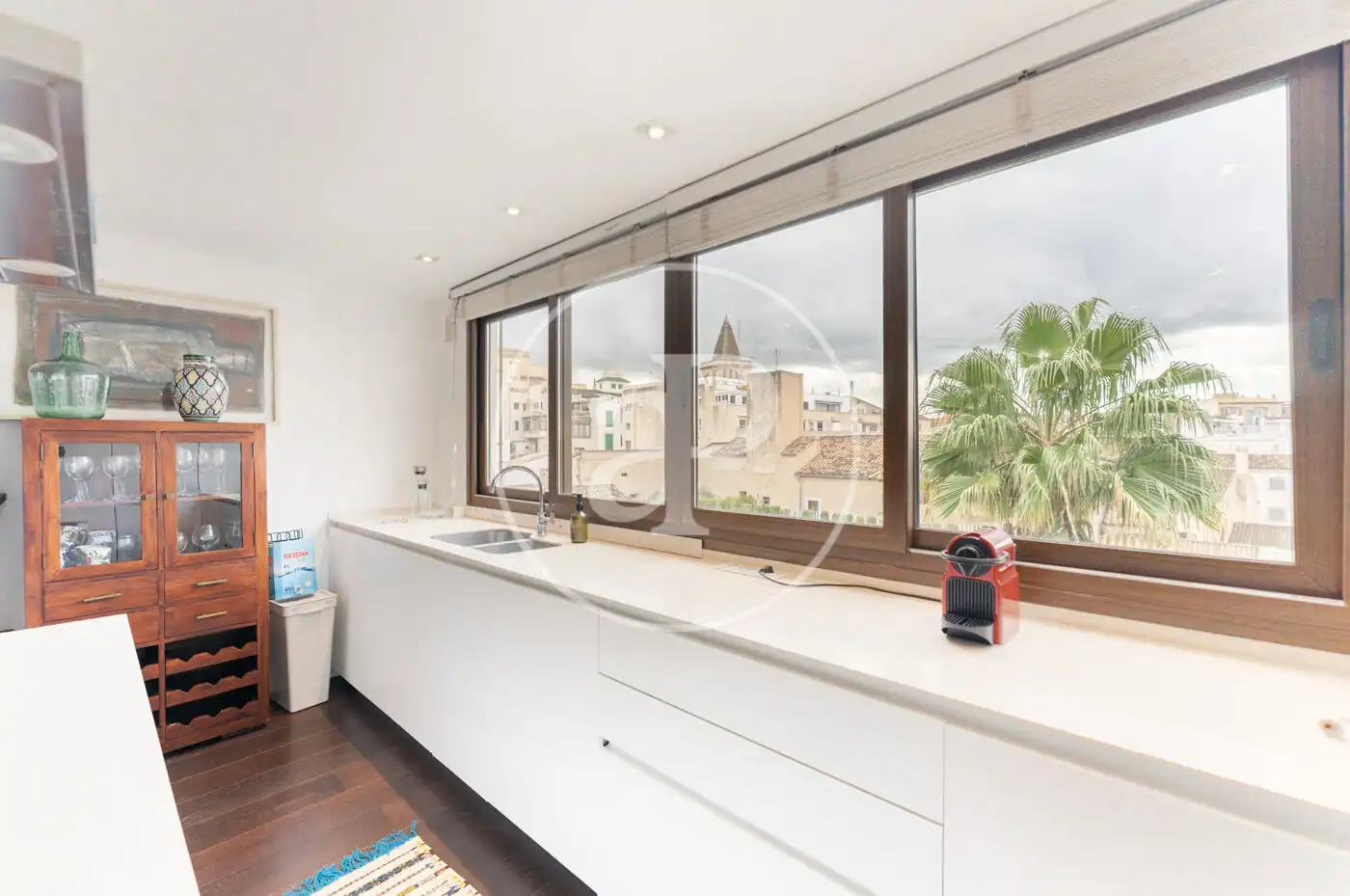 Cocina de Ático de alquiler en  Palma de Mallorca con Aire acondicionado, Calefacción y Terraza
