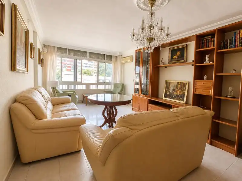 Sala d'estar de Pis en venda en Málaga amb Aire condicionat, Calefacció i Terrassa