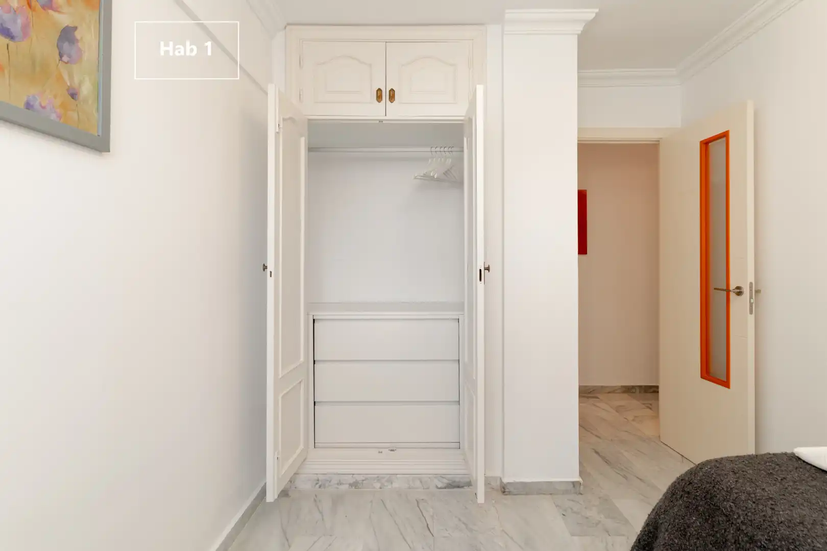 Habitación de Piso de alquiler en Málaga con Aire acondicionado, Amueblado y Internet