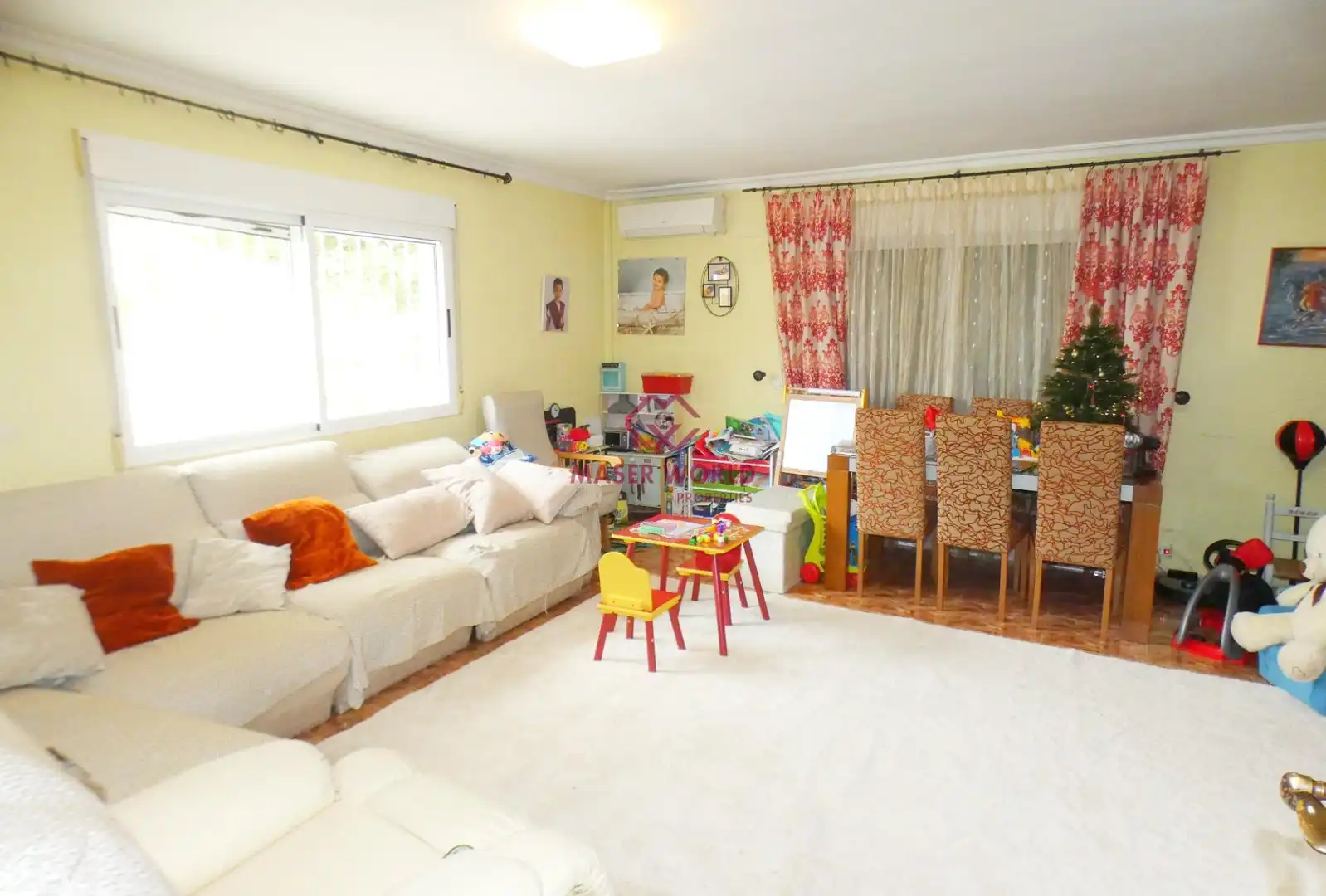 Sala de estar de Dúplex en venta en Mazarrón con Aire acondicionado, Jardín privado y Terraza