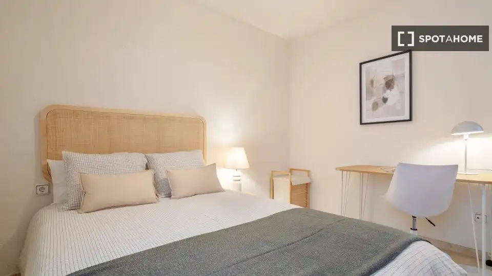 Bedroom of Flat for share in Alicante / Alacant  with Air Conditioner, Heating and Furnished