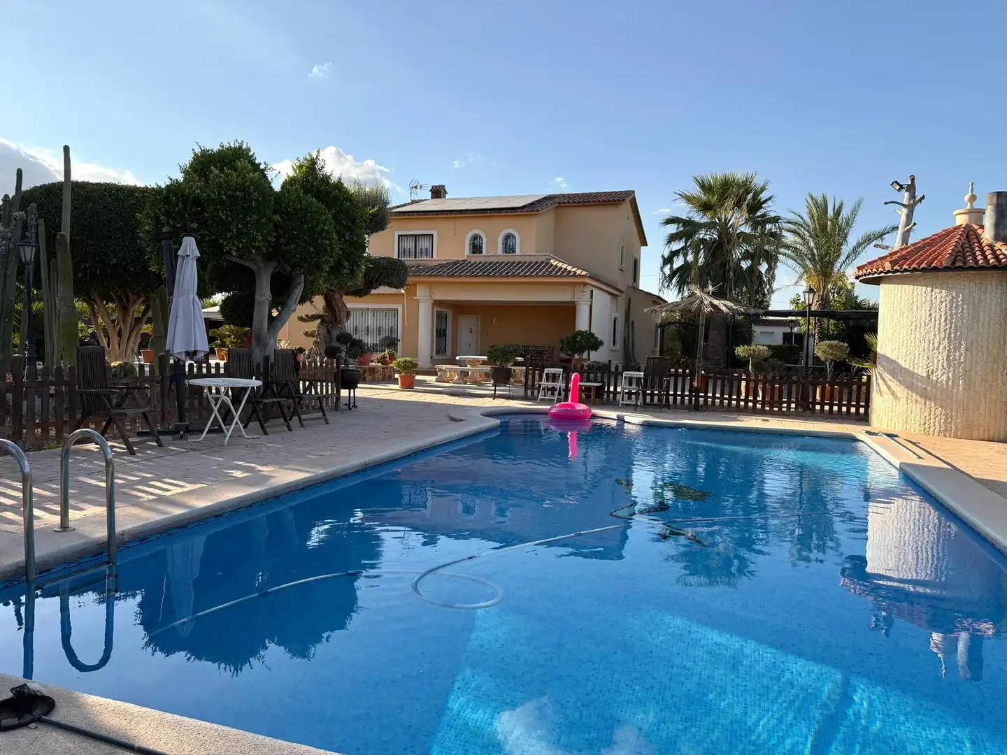 Piscina de Casa o xalet en venda en Elche / Elx amb Aire condicionat, Calefacció i Jardí privat